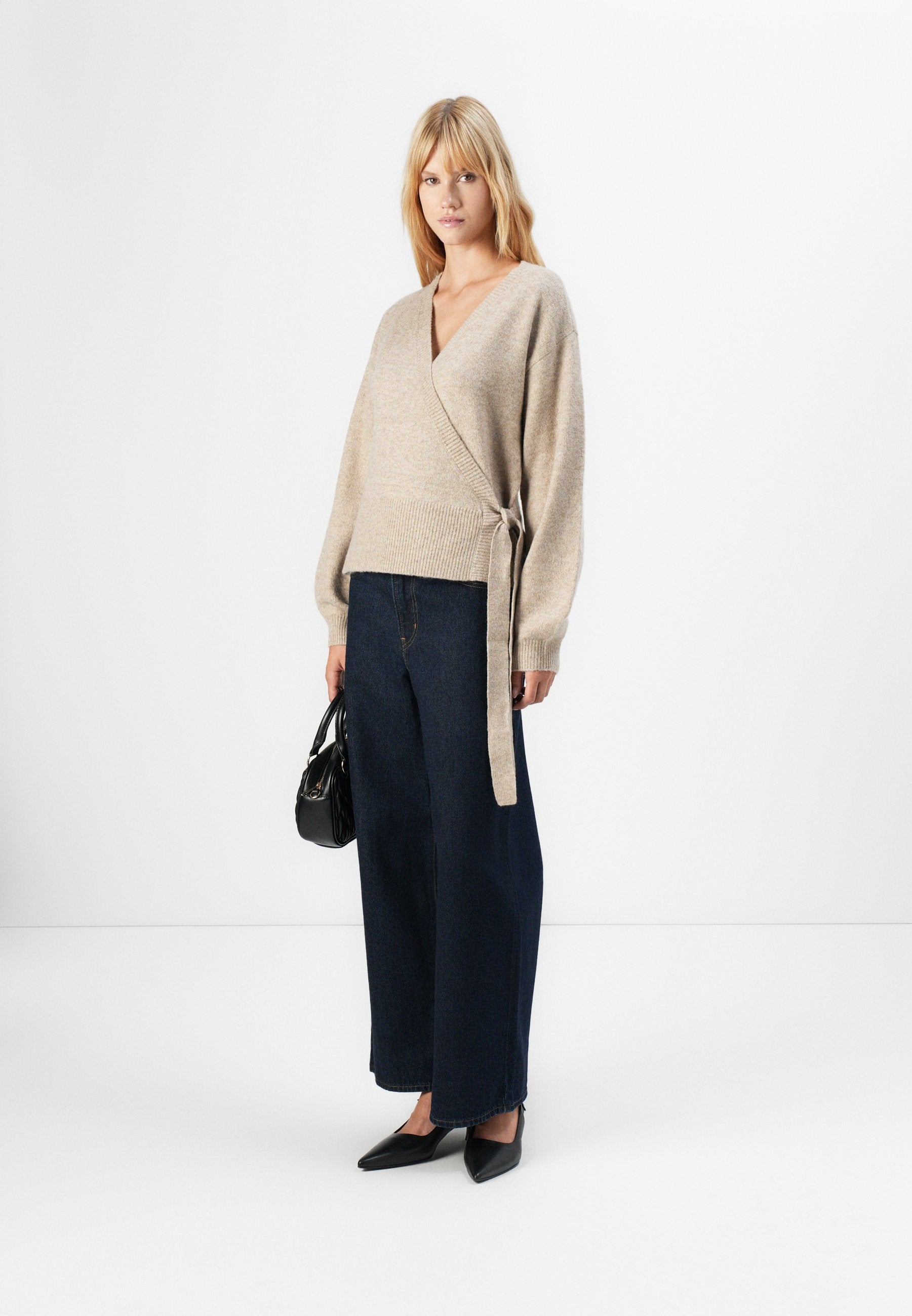 Pieces PCMALOU WRAP CARDIGAN
