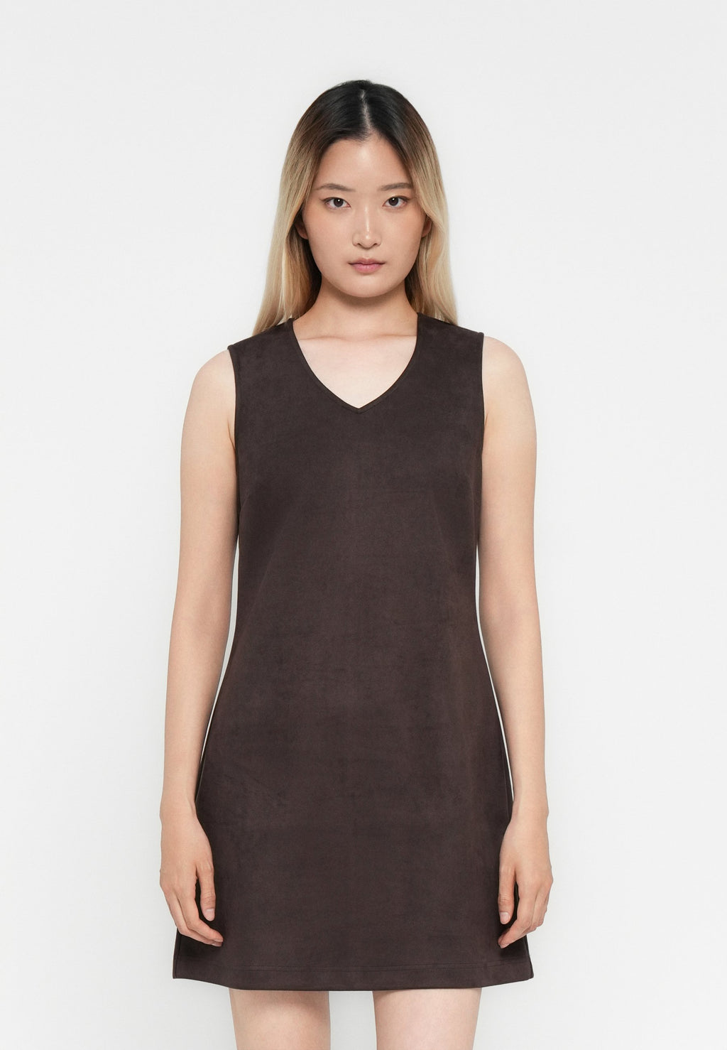 ONLY ONLYLVA LIFE FAUX SUEDE PINNY DRESS
