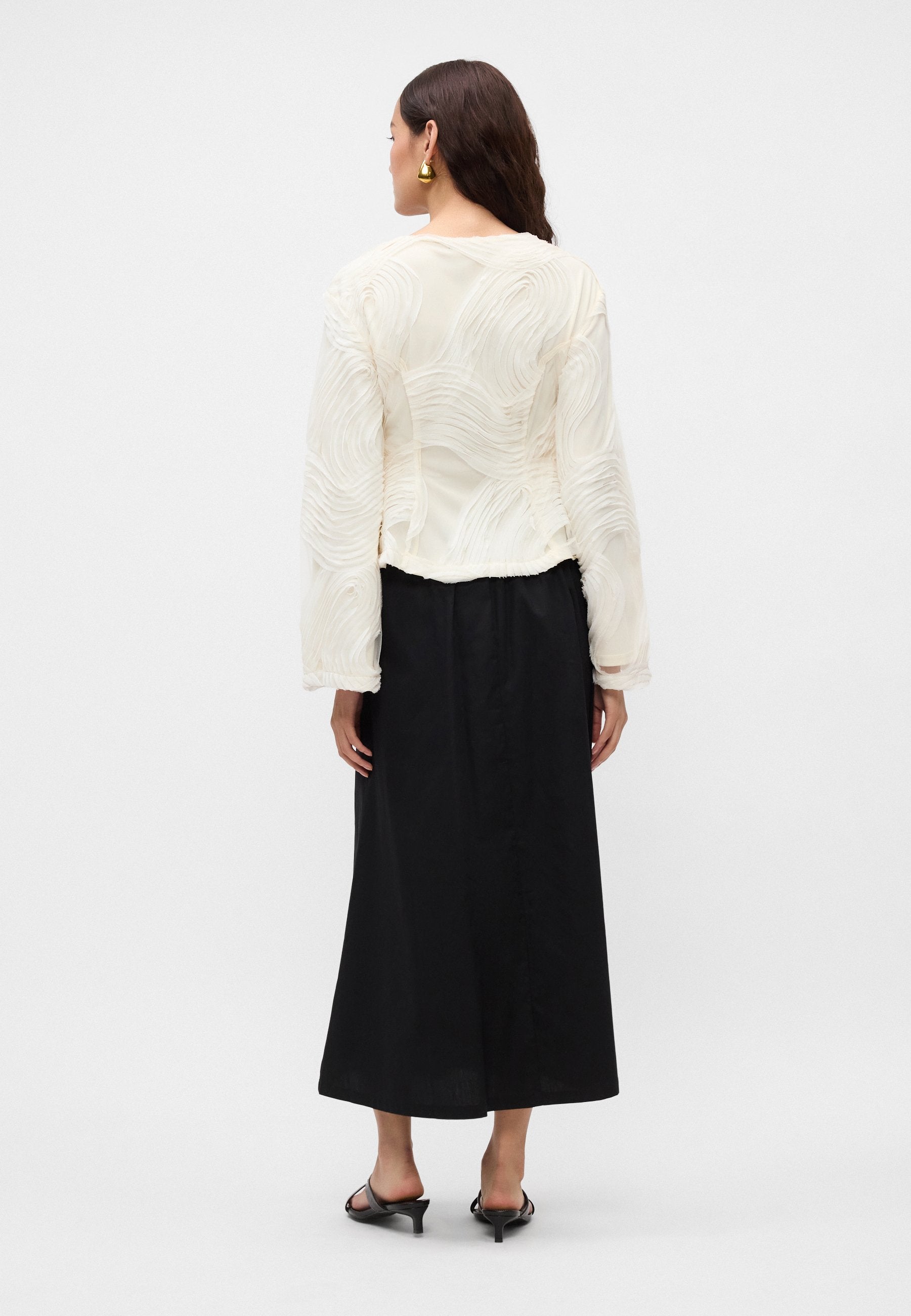 Gina Tricot SHAPED PUFF SLEEVE BLOUSE