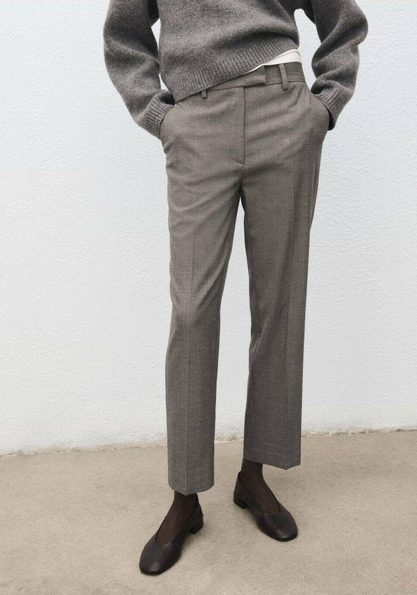 Mango ADULT - Trousers - light heather grey