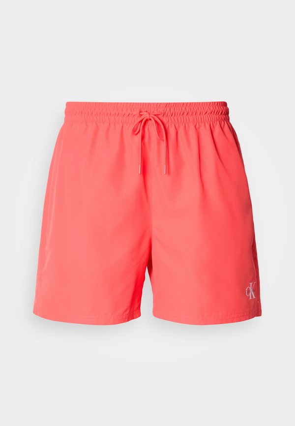 Calvin Klein Swimwear MEDIUM DRAWSTRING WAISTBAND - GRAPHIC MONOGRAM  - Swimming shorts - punch pink