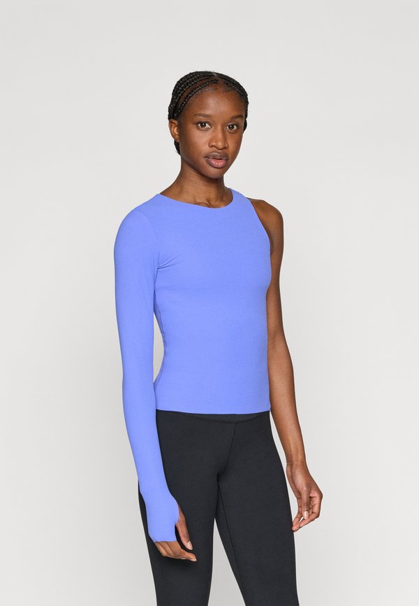 Nike Performance ZENVY TOP - Long sleeved top - sapphire/white