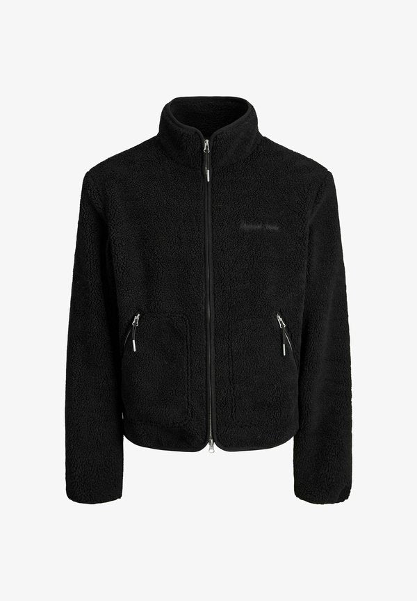 Jack & Jones Teddy Teddy - Fleece jacket - black