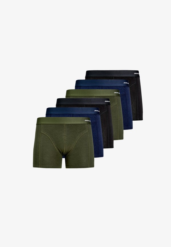 Jack & Jones 6ER PACK JACBASIC RETRO - Trunks - forest night