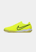 Nike Performance TIEMPO LEGEND 10 ACADEMY IC - Indoor football boots - volt/black