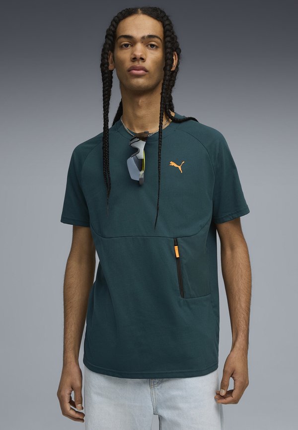 Puma Print T-shirt - green terrain