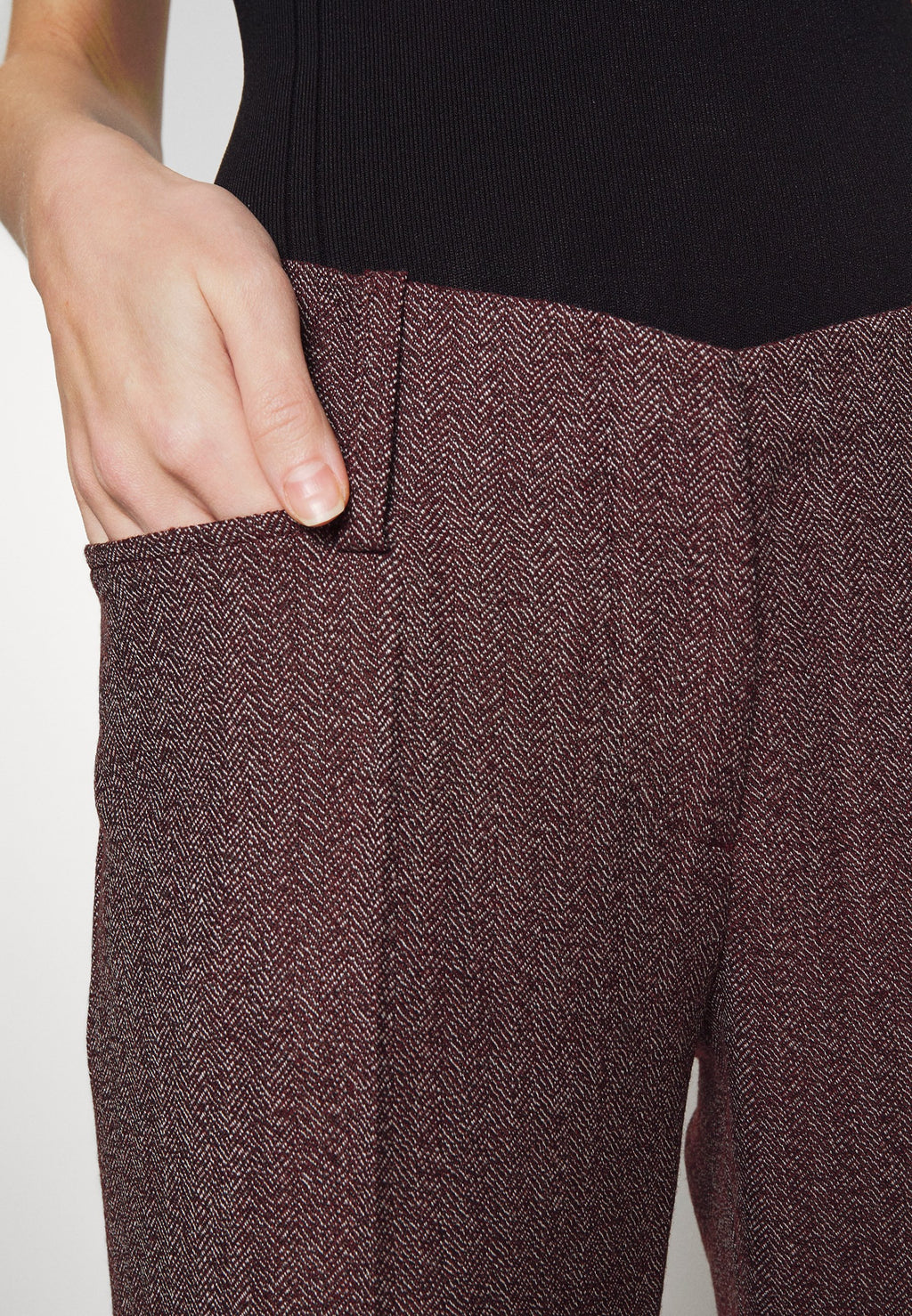 Victoria Beckham FRONT CROPPED TROUSER