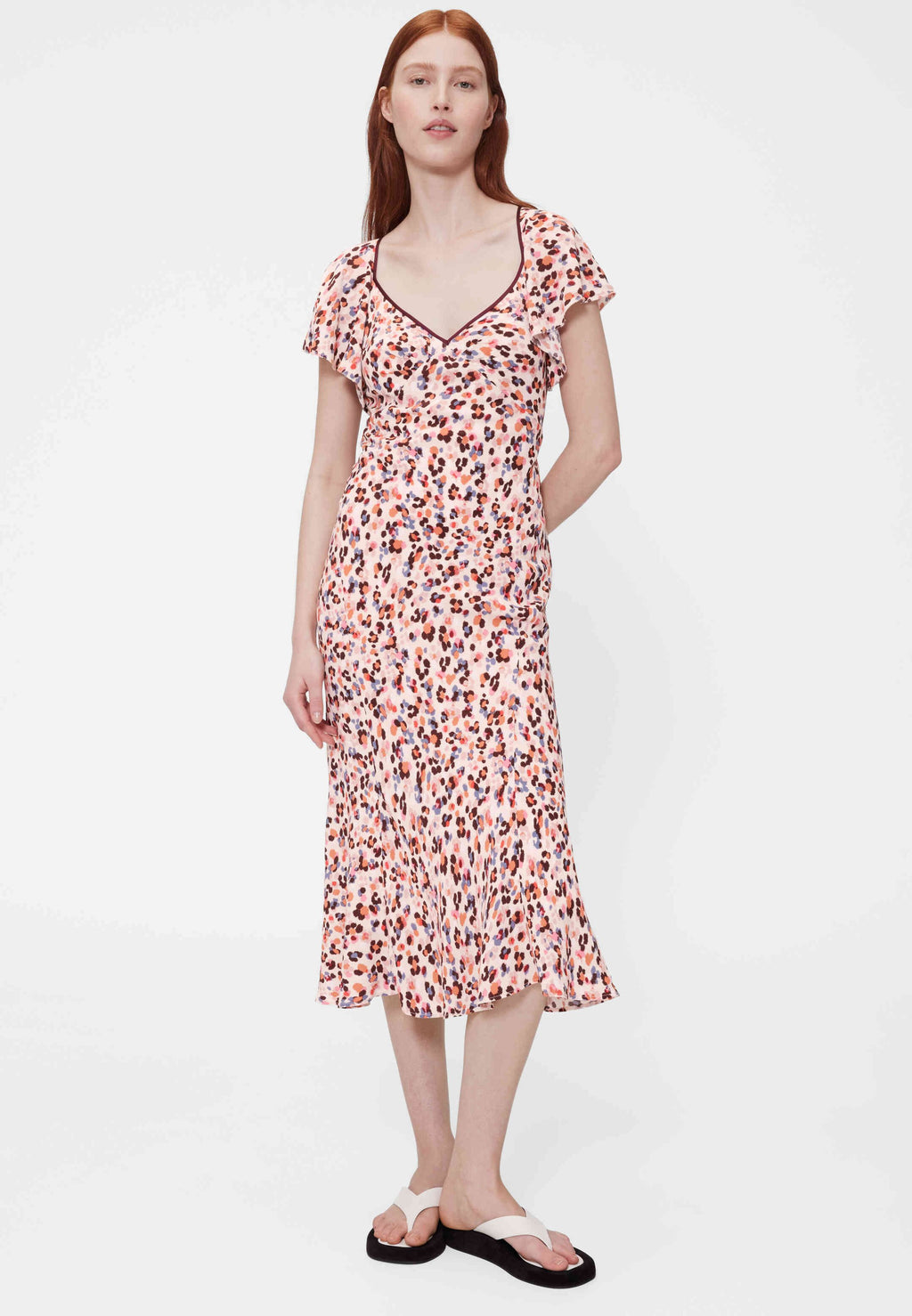 GAP GAP STUDIO PRINT MIDI DRESS