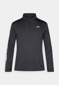 Under Armour TAPING 1/2 ZIP - Long sleeved top - black/white
