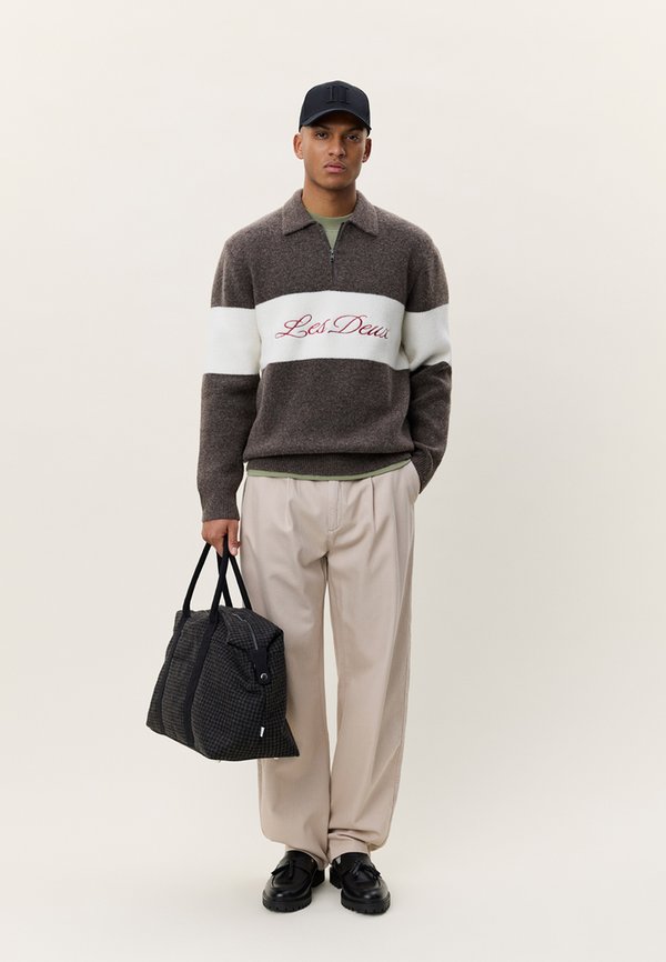 Les Deux CORY HALF-ZIP KNIT JUMPER