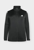 adidas Sportswear ESSENTIALS TRICOT 3 STRIPES TRACKTOP PLUS SIZE - Training jacket - black/white