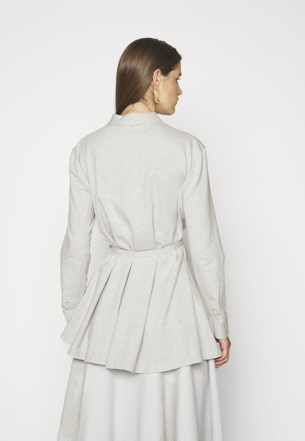 Norma Kamali BOYFRIEND LINE MINI DRESS