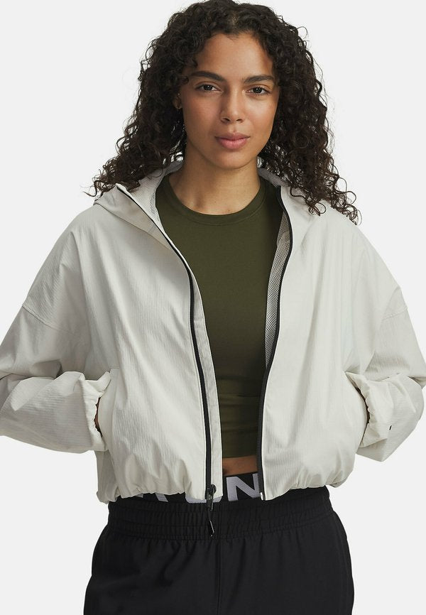 Under Armour UNSTOPPABLE WOVEN RIPSTOP - Outdoor jacket - summit white