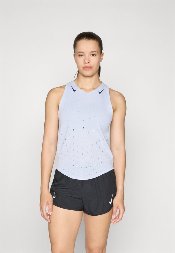 Nike Performance AEROSWIFT SINGLET - Top - ghost blue void