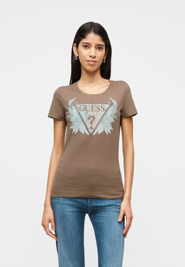 Guess FLOWER TRIANGLE TEE