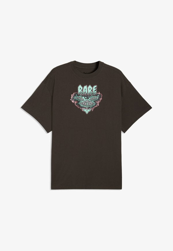 Puma MELO WORLD OVERSIZED T-SHIRT - Print T-shirt - crystal black
