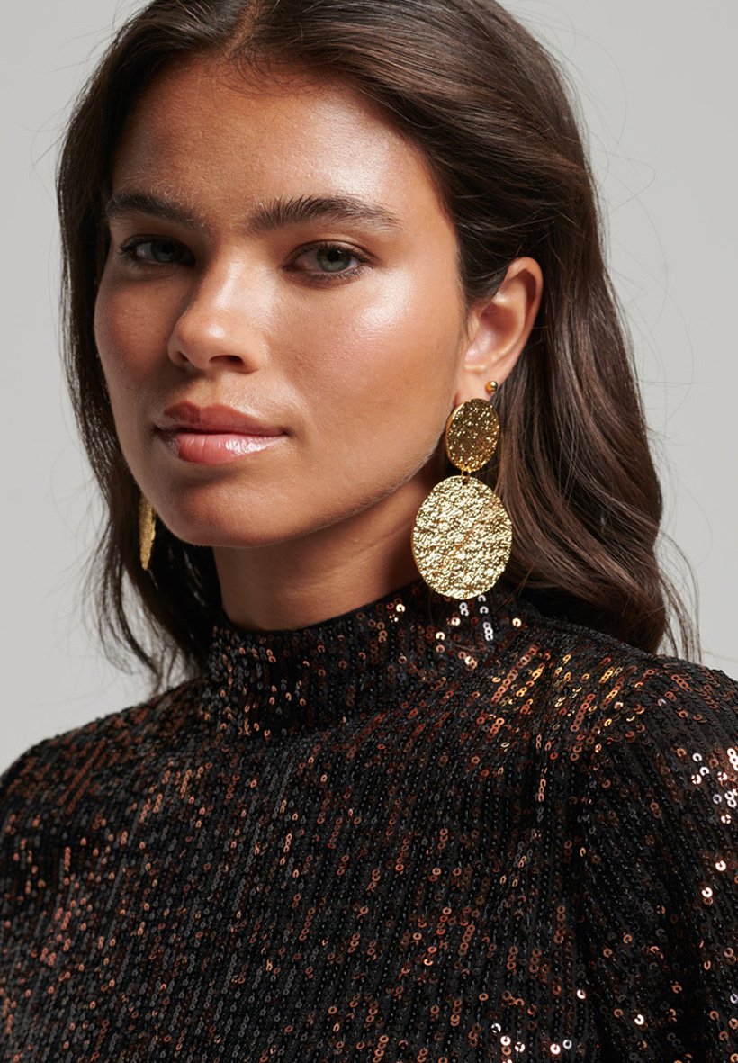 Superdry & Co LONG SLEEVE BACKLESS SPARKLY