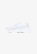 Tommy Hilfiger SUEDE CHUNKY LACE-UP TRAINERS - Trainers - white