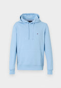 Tommy Hilfiger FLAG EMBROIDERY TERRY DRAWSTRING HOODY - Hoodie - well water