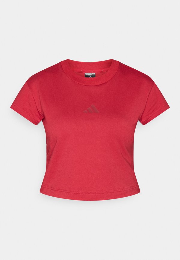 adidas Sportswear FUTURE ICONS SMALL LOGO BABY - Basic T-shirt - active maroon