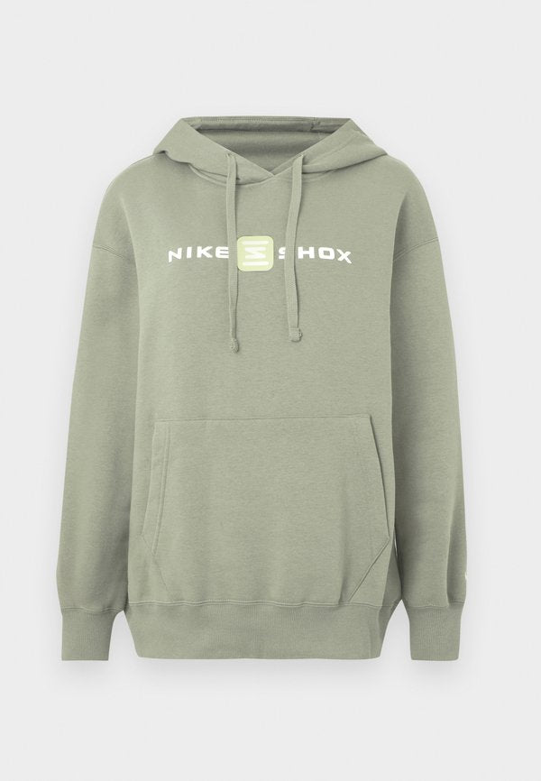Nike Sportswear SHOX PHOENIX HOODIE - Hoodie - silver coloured/sage