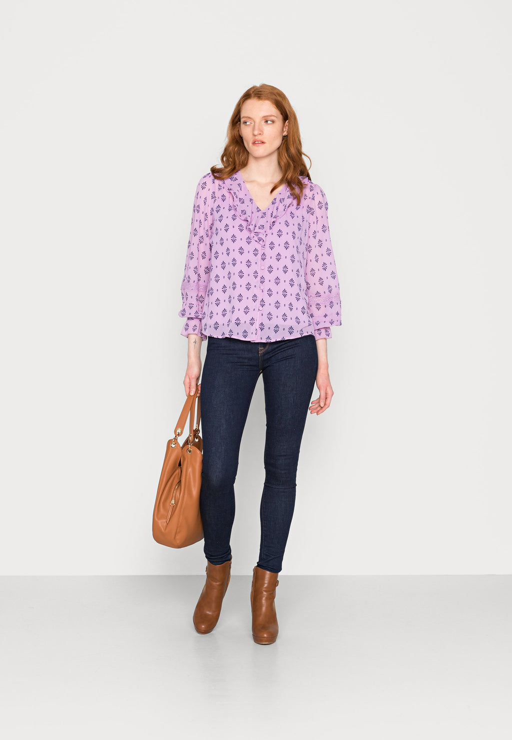 Marks & Spencer GEO RUFF BLOUSE