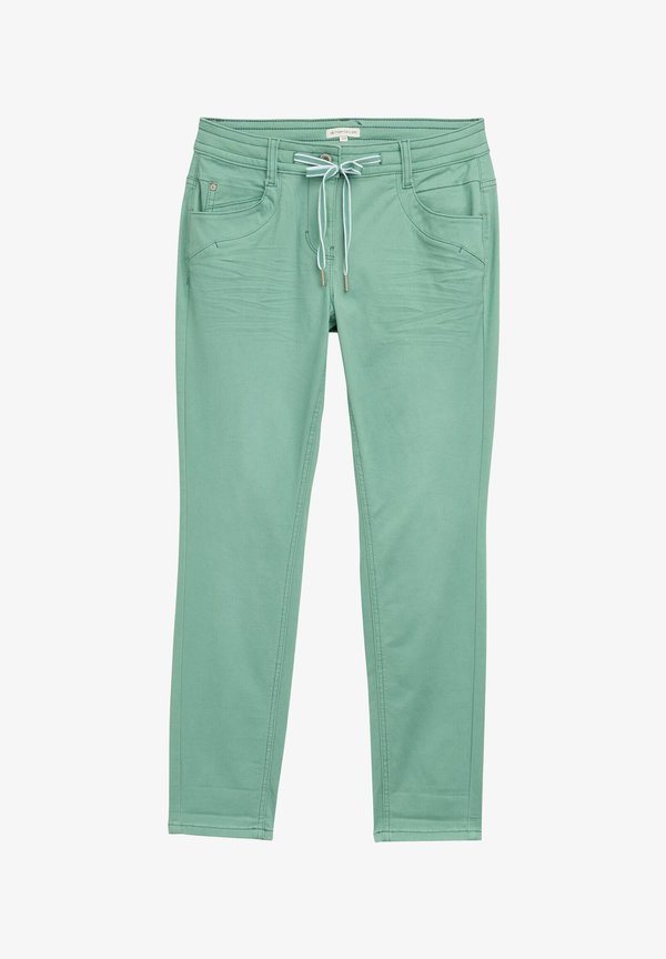TOM TAILOR TTTAPERED RELAXED - Trousers - faded green