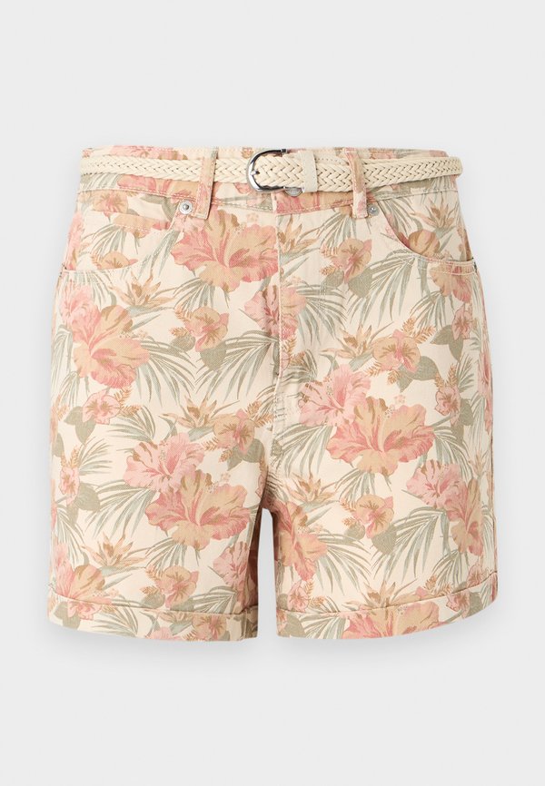 ONLY ONLVEGA SILLA MOM BELT - Shorts - sepia rose