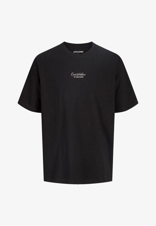 Jack & Jones JJART TEE - Print T-shirt - black