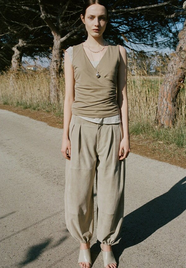 Mango ADULT - Blouse - medium brown