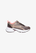 Calvin Klein TRAILBLAZER MIX RUNNER  - Trainers - rocky brown/desert taupe/peach