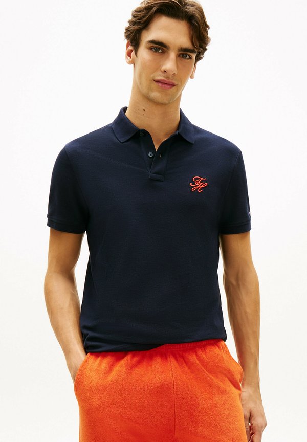 Tommy Hilfiger REGULAR FIT - Polo shirt - navy blue