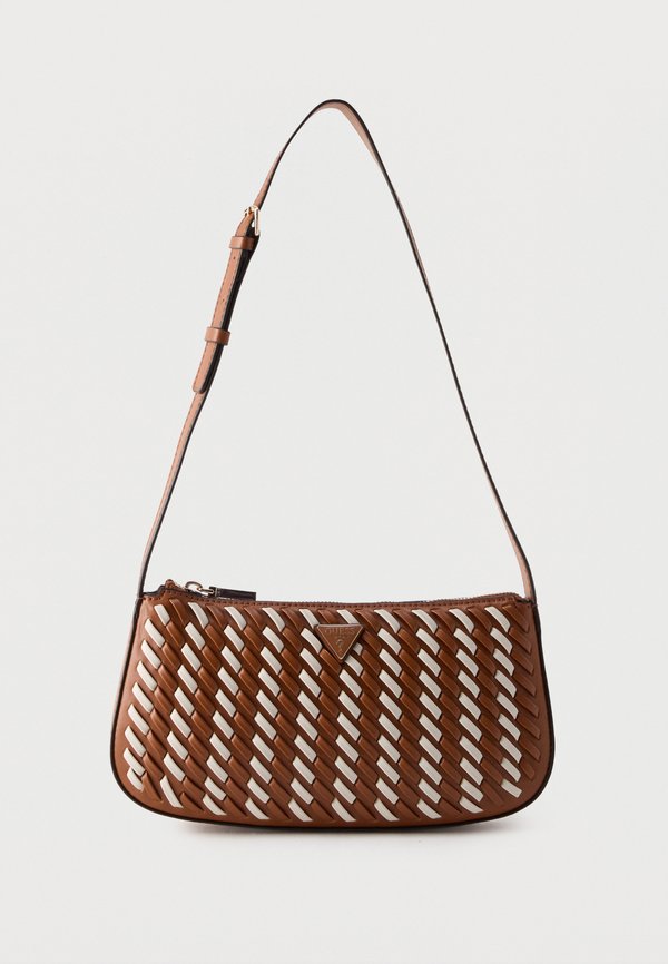 Guess KORA SHOULDER BAG - Handbag - caramel