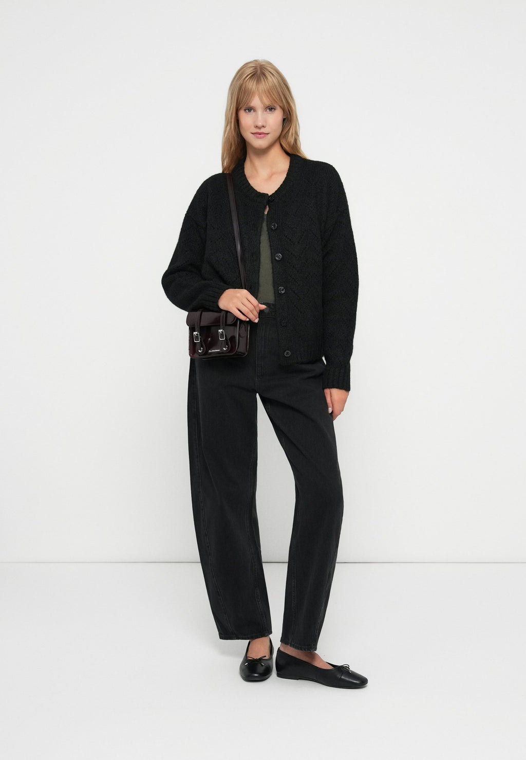 GAP FUZZY TEXTURE CARDI