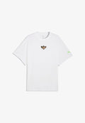 Puma MELO ALWAYZ ON 1 TEE - Sports T-shirt - white- silver