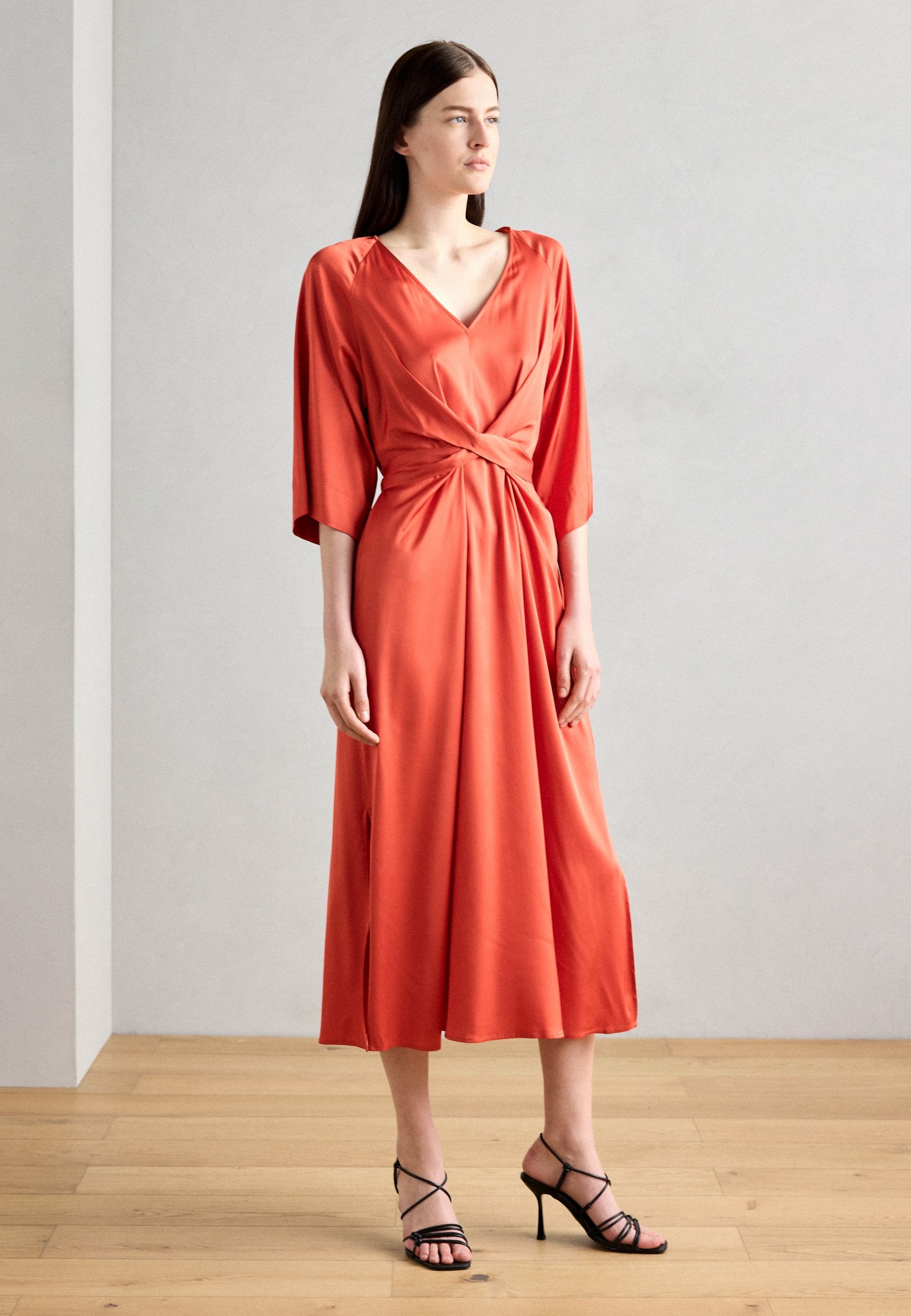 Marc O'Polo DRESS  WRAP STYLE MEDIUM LENGTH RAGLAN SLEEVES