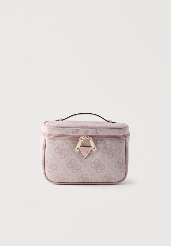Guess BERTA TOILETRY TRAIN CASE - Wash bag - orchid