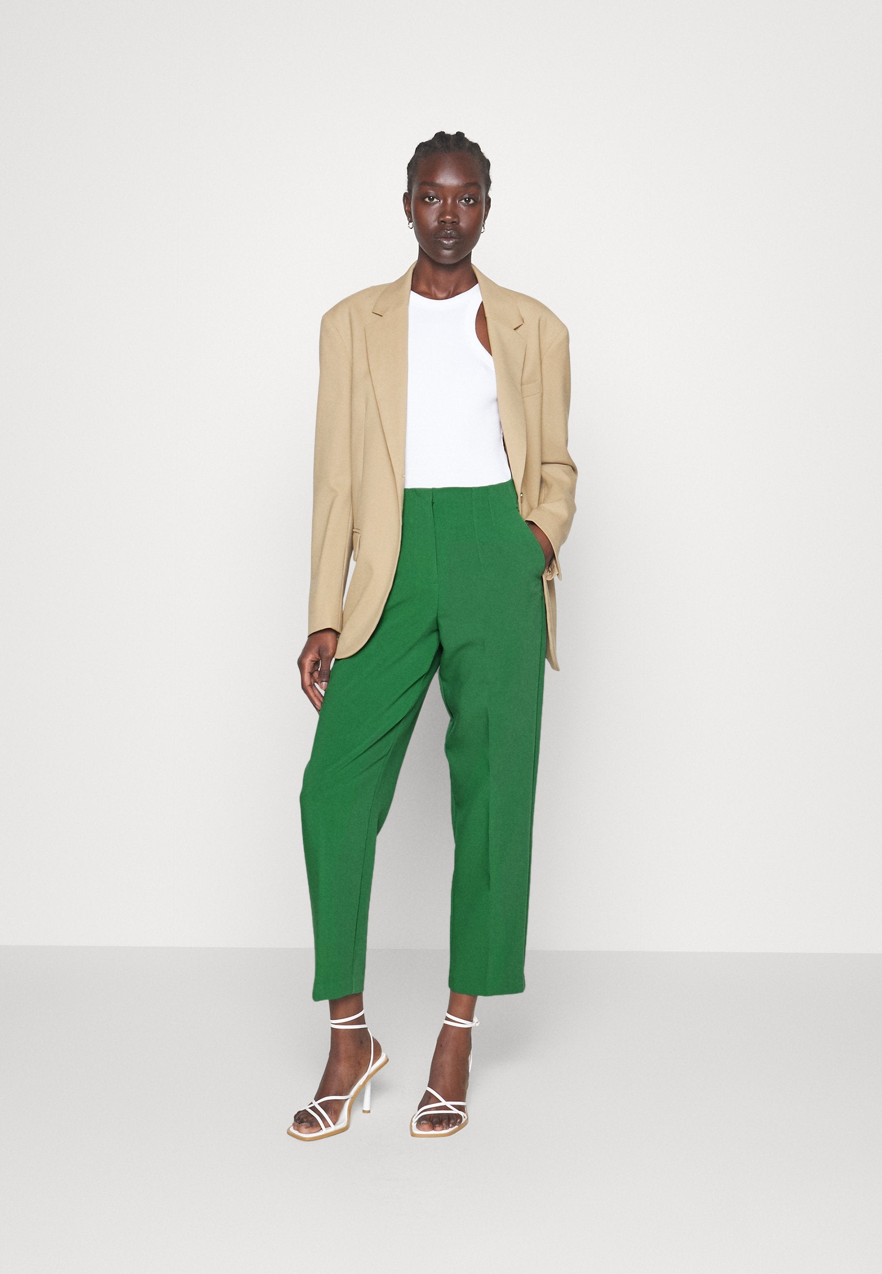 La Strada Unica LSUCAVA HIGH WAISTED ANCLE PANT
