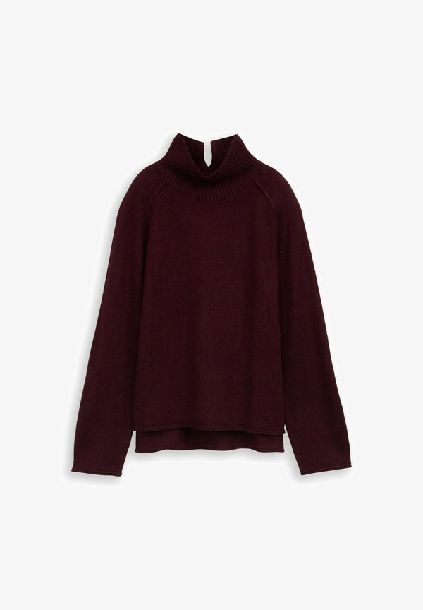 TOM TAILOR LOOSE FIT - Jumper - dark red mélange