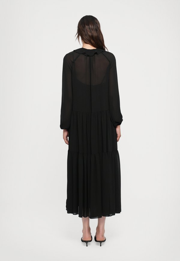 MICHAEL Michael Kors RUFFLE NECK MAXI DRESS