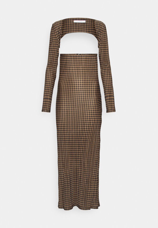 ROKH DRESS WITH DETACHABLE SLEEVE