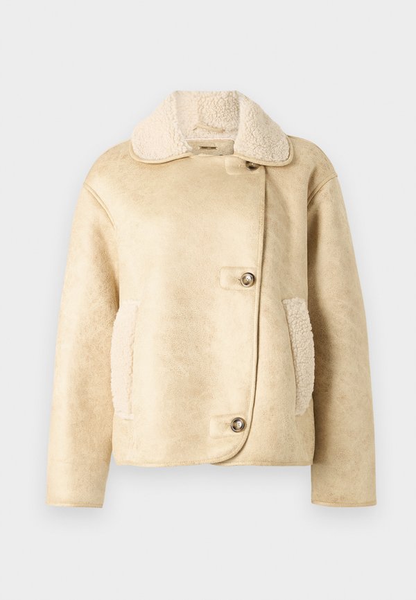 ONLY ONLOFELIA LIFE BONDED JACKET - Faux leather jacket - parsnip