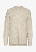 Vero Moda Knitted VMLEFILE Knitted - Jumper - birch melange