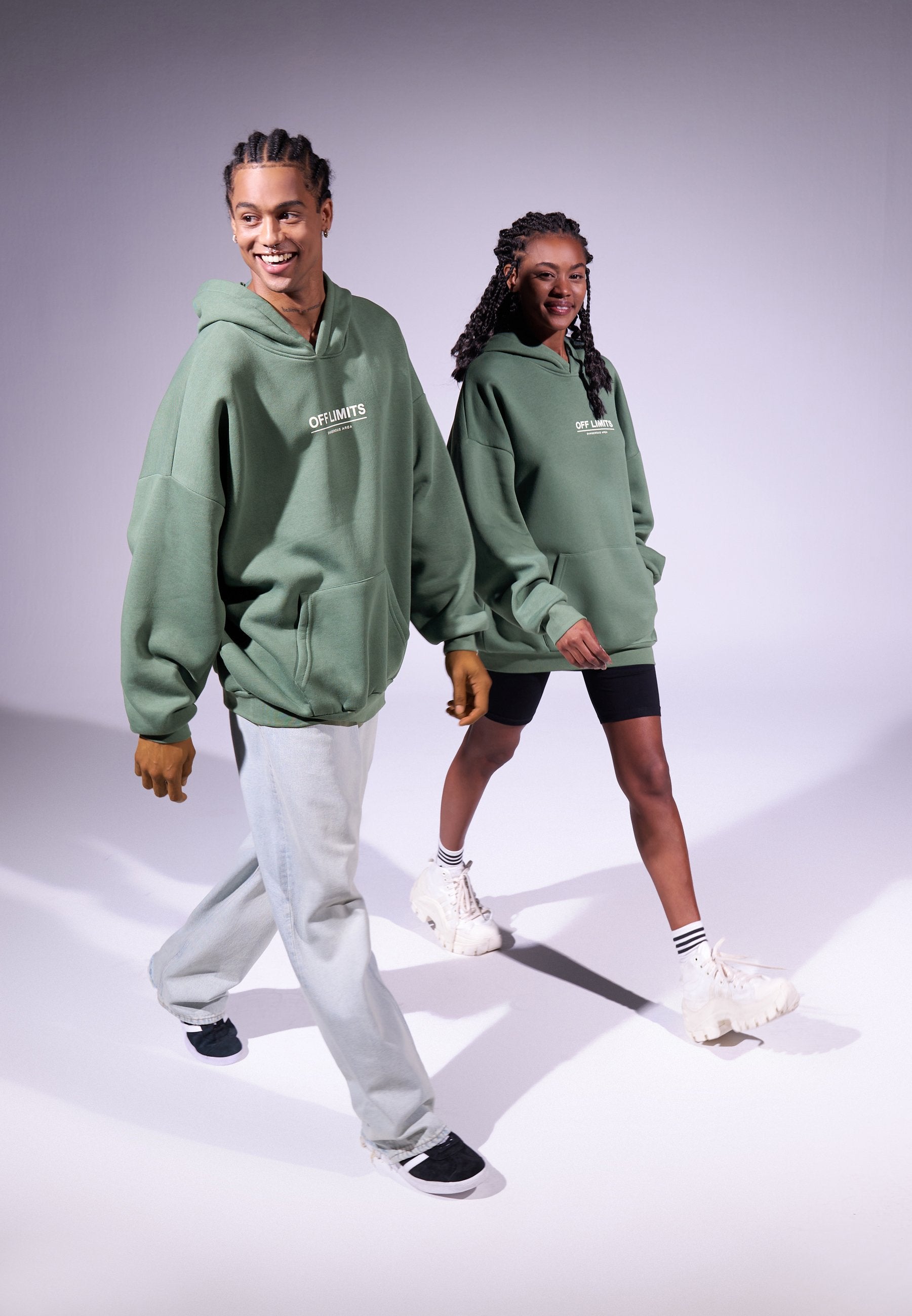 YOURTURN UNISEX RELAXED FIT OFF LIMITS HOODIE