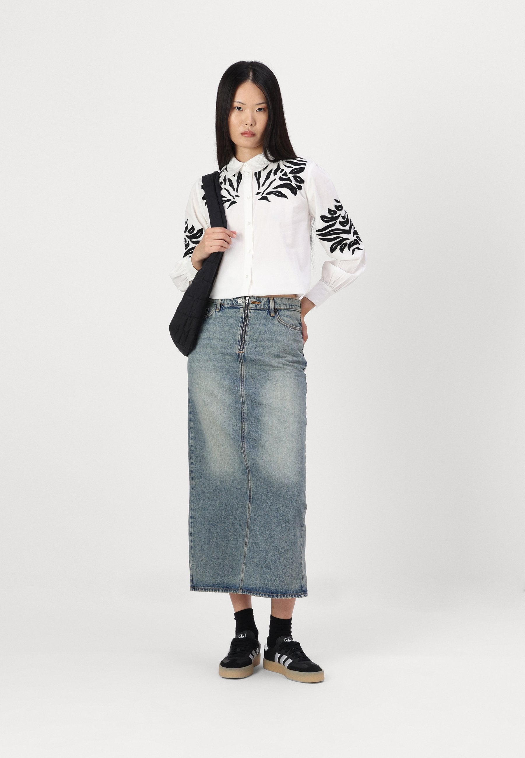 ONLY ONLBAXTER ZIP MAXI SKIRT