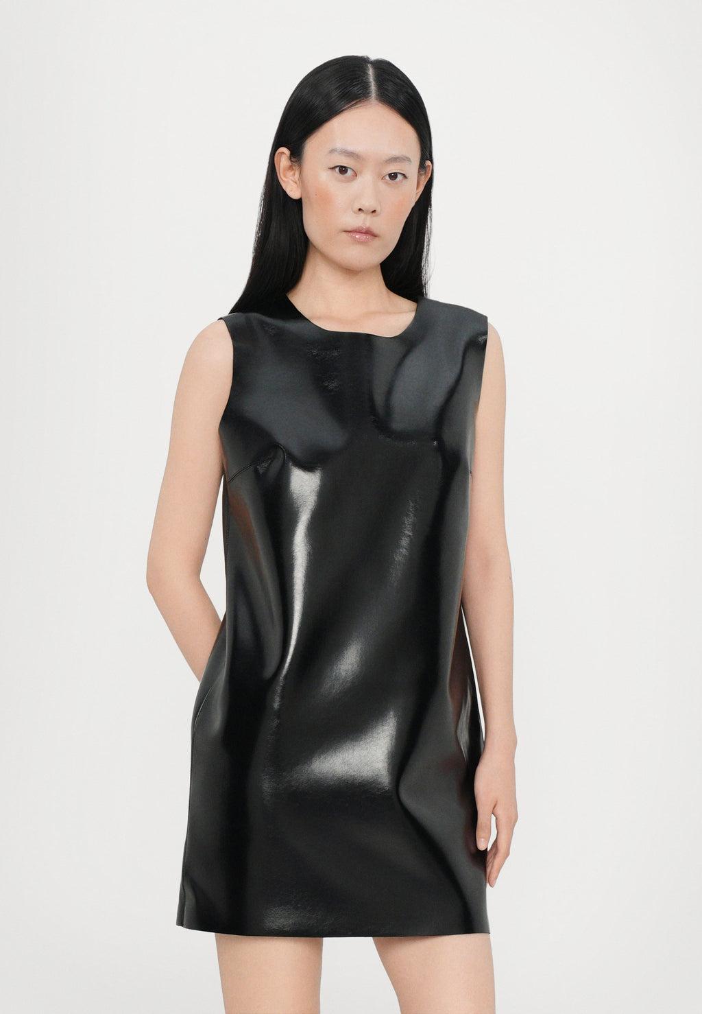 Norma Kamali SLEEVELESS MINI DRESS