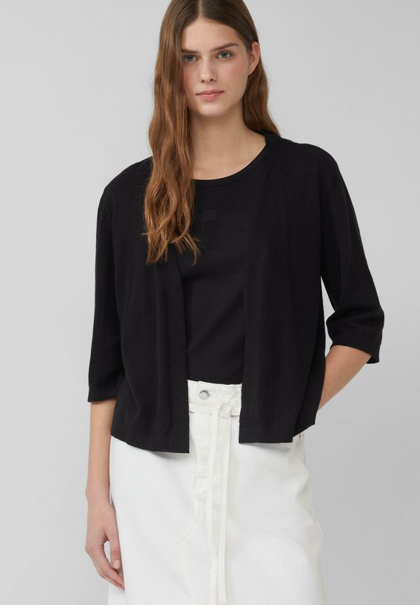 s.Oliver MET 3/4-MOUWEN - Cardigan - schwarz