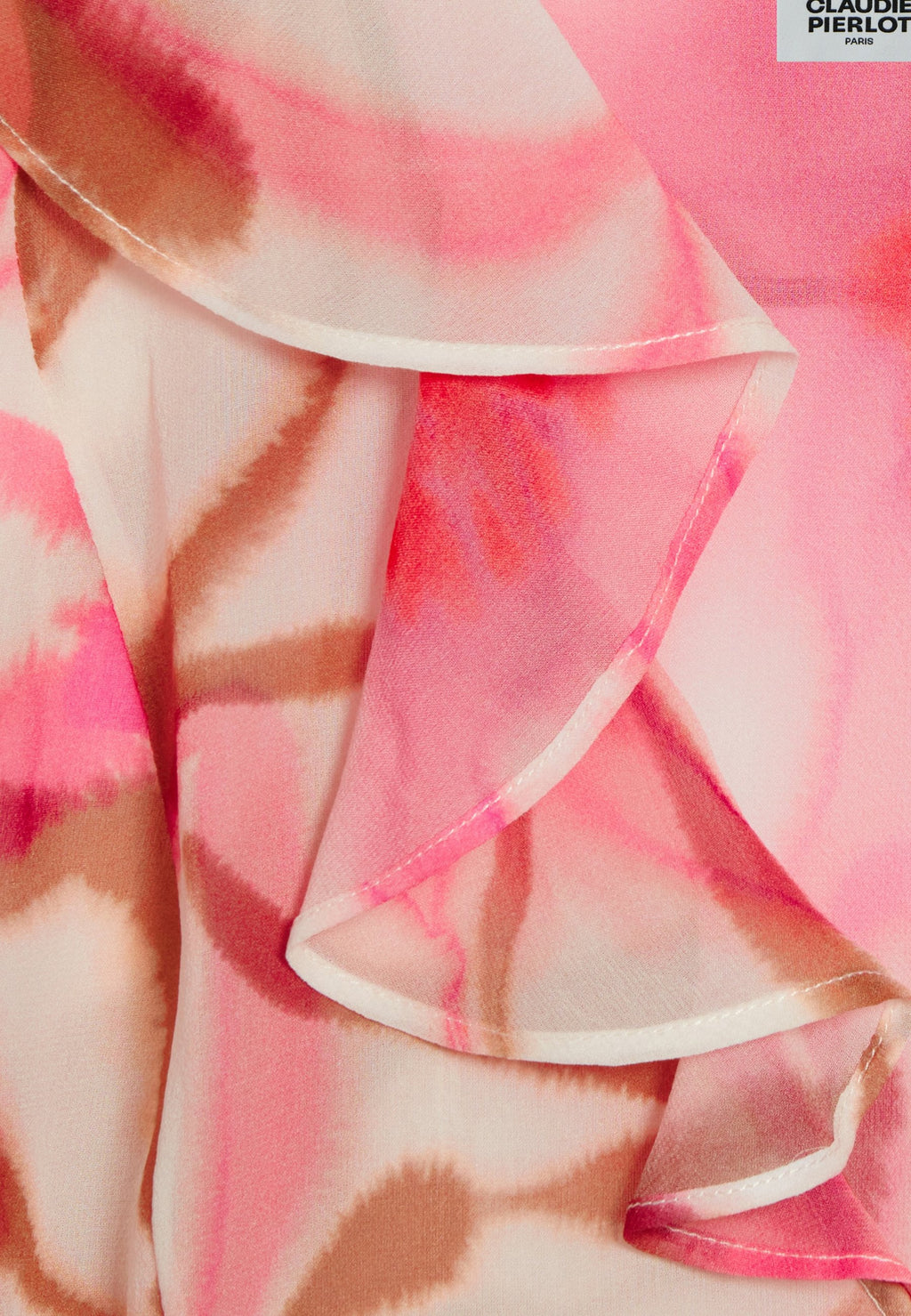 Claudie Pierlot IMPRIMÉ AQUARELLE