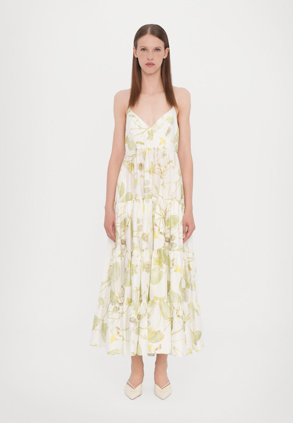 Erdem STRAPPY FIT AND FLARE DRESS