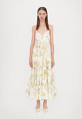 Erdem STRAPPY FIT AND FLARE DRESS